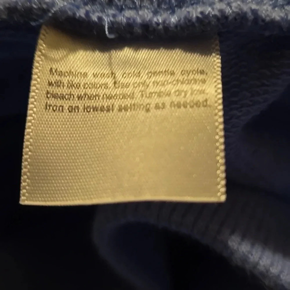 SB Active Woman by St. John's Bay Lt Blue Crops with White Stripes Women Size 1X - Picture 6 of 13